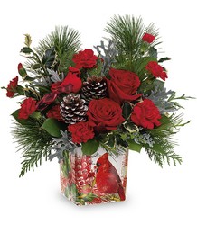 Cardinal Cheer Bouquet from Swindler and Sons Florists in Wilmington, OH